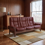 Stressless Buckingham High 3 Seater Sofa - High 3 Seater Sofa Batick — 09354 Bordeaux, gallery image 1