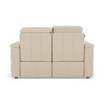 Nicoletti Giacomo 2 Seater Recliner Sofa - 2 Seater Sofa Power Recl Lumber Support CK Botero - Power With Power Headrest Footrest Lumbar & USB — Botero 2156 Crema, gallery image 2