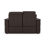 Nicoletti Giacomo 2 Seater Recliner Sofa - 2 Seater Sofa Power Recl Lumber Support CK Botero - Power With Power Headrest Footrest Lumbar & USB — Botero 2157 Testa Di Moro, gallery image 2