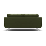 Phoebe 3 Seater Sofa - Large Sofa Standard Back Grade B — Plush Velvet Vine / Chrome, gallery image 2