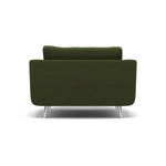 Phoebe Loveseat - Snuggler Chair Grade B — Plush Velvet Vine / Chrome, gallery image 2