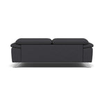 Nicoletti Puccini Small 3 Seater Sofa - 2.5 Seater Sofa NA — Coupe' FR 610 Anthracite, gallery image 2
