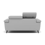 Sparta 2 Seater Recliner Sofa - 2 Str W/ 2 Power Recliner W/ 2 Ratchet Headrest Fabric - Power with Manual Headrest — CU9102-5-UK Oxford Silver, gallery image 2