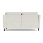 Revel Small 3 Seater Sofa - 2.5 Seater Sofa Compact Fabric — FAB-LKV - 18 FROST, gallery image 2