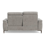 Loma Small 3 Seater Recliner Sofa - 2.5 Seater Sofa with 2 Power Recliners (Compact) USB Fabric - Power Recliner with USB — FAB-NTS - 11 DOVE, gallery image 2