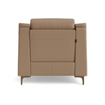 Nicoletti Carmen Recliner Armchair - Power Recliner Chair CB - Power Recliner with USB — Feet: Graubraun / Torello PS 312 Taupe, gallery image 2