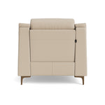 Nicoletti Carmen Recliner Armchair - Power Recliner Chair CB - Power Recliner with USB — Feet: Graubraun / Torello PS Fango 352, gallery image 2