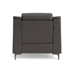 Nicoletti Carmen Recliner Armchair - Power Recliner Chair CB - Power Recliner with USB — Feet: Graubraun / Torello PS Grigio Scuro 327, gallery image 2