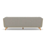 Siena 3 Seater Sofa - 2.5 Seater Sofa F8 + Cat 60 — Hopsack Dove 70001+Cat 60/23, gallery image 2