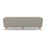 Siena 3 Seater Sofa - 2.5 Seater Sofa F8 + Cat 60 — Hopsack Dove 70001+Cat 60/28, gallery image 2