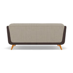 Siena 2 Seater Sofa - 2 Seater Sofa F8 + Cat 60 — Hopsack Linen 70004+Cat 60/08, gallery image 2