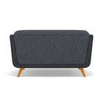 Siena Loveseat - 1.5 Seater Sofa F8 + Cat 60 — Hopsack Midnight 70005+Cat 60/24, gallery image 2