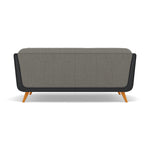 Siena 2 Seater Sofa - 2 Seater Sofa F8 + Cat 60 — Hopsack Platinum 70003+Cat 60/25, gallery image 2