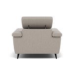 Sparta Recliner Armchair - Chair W/ Power Recliner W/ Ratchet Headrest Fabric - Power with Manual Headrest — KB-1292-UK Amigo Dove, gallery image 2