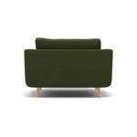 Phoebe Loveseat - Snuggler Chair Grade B — Plush Velvet Vine / Natural, gallery image 2