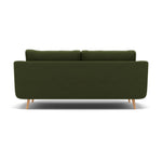 Phoebe 3 Seater Sofa - Large Sofa Standard Back Grade B — Plush Velvet Vine / Natural, gallery image 2