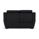 Echo 2 Seater Recliner Sofa - 2 Seater 2 Power Recliners Lumber Support Cat 25S - Power With Power Headrest Footrest Lumbar & USB — NCS-023C BLACK, gallery image 2