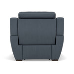 Echo Recliner Armchair - Power Recliner Chair Lumber Support Cat 25S - Power With Power Headrest Footrest Lumbar & USB — NCS-313E OCEAN BLUE, gallery image 2