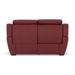 Echo 2 Seater Recliner Sofa - 2 Seater 2 Power Recliners Lumber Support Cat 25S - Power With Power Headrest Footrest Lumbar & USB — NCS-854C RUSTIC RED, gallery image 2