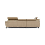 Sparta Corner Recliner Sofa - Combination 4 - Right Hand Facing Sofa Corner Group (Two Motors) Cat NL/O/S - Right Hand Facing - Power with Power Headrest & USB — NL5103 New York Sand, gallery image 2