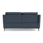 Revel Small 3 Seater Recliner Sofa - 2.5 Seater Sofa with 2 Power Recliners (Compact) Cat 20S - Power Recliner with USB — NWS-518E OCEAN BLUE, gallery image 2