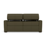 Beck Small 3 Seater Recliner Sofa - 2.5 Seater Sofa with 2 Power Recliners (Compact) Cat 20S - Power Recliner with USB — NWS-548E DARK OLIVE, gallery image 2