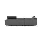 Sparta Corner Recliner Sofa - Combination 4 - Right Hand Facing Sofa Corner Group (Two Motors) Cat NL/O/S - Right Hand Facing - Power with Power Headrest & USB — O7300 Orlando Dark Grey, gallery image 2