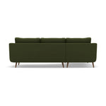 Phoebe Large Chaise Sofa - Large Chaise Sofa LHF Standard Back Grade B - Left Hand Facing — Plush Velvet Vine / Weathered Oak, gallery image 2