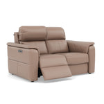 Nicoletti Giacomo 2 Seater Recliner Sofa - 2 Seater Sofa Power Recl Lumber Support CK Botero - Power With Power Headrest Footrest Lumbar & USB — Botero 2152 Taupe, gallery image 1
