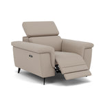Sparta Recliner Armchair - Chair W/ Power Recliner W/ Ratchet Headrest Fabric - Power with Manual Headrest — CU9101-5-UK Oxford Beige, gallery image 1