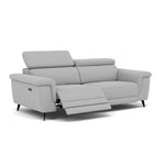 Sparta 3 Seater Recliner Sofa - 3 Str W/ 2 Power Recliner W/ 2 Ratchet Headrest Fabric - Power with Manual Headrest — CU9102-5-UK Oxford Silver, gallery image 1