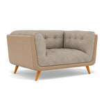 Siena Loveseat - 1.5 Seater Sofa F8 + Cat 60 — Darwin Mink 50366+Cat 60/06, gallery image 1