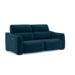 Beck 3 Seater Sofa - 2.5 Seater Sofa Fabric — FAB-CAN-330 STEEL BLUE, gallery image 1