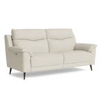 Revel Small 3 Seater Sofa - 2.5 Seater Sofa Compact Fabric — FAB-LKV - 02 BEIGE, gallery image 1