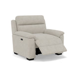 Eldon Recliner Armchair - Power Recliner Chair Fabric - Power Recliner with USB — FAB-MIL-104 OYSTER, gallery image 1