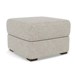 Echo Footstool - Footstool Fabric — FAB-MIL-104 OYSTER, gallery image 1