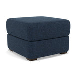 Echo Footstool - Footstool Fabric — FAB-MIL-303 NAVY, gallery image 1