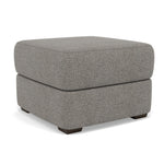 Echo Footstool - Footstool Fabric — FAB-MIL-451 PEWTER, gallery image 1