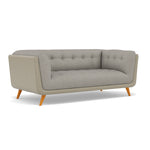 Siena Large 2 Seater Sofa - 2.2 Seater Sofa F8 + Cat 60 — Hopsack Dove 70001+Cat 60/23, gallery image 1