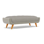 Siena Footstool - Large Footstool F8 + Cat 60 — Hopsack Dove 70001+Cat 60/28, gallery image 1