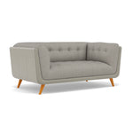 Siena 2 Seater Sofa - 2 Seater Sofa F8 + Cat 60 — Hopsack Dove 70001+Cat 60/28, gallery image 1