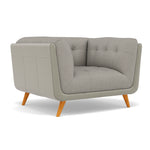 Siena Armchair - Armchair F8 + Cat 60 — Hopsack Dove 70001+Cat 60/28, gallery image 1