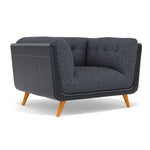 Siena Armchair - Armchair F8 + Cat 60 — Hopsack Midnight 70005+Cat 60/24, gallery image 1
