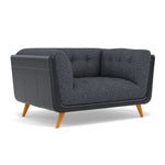 Siena Loveseat - 1.5 Seater Sofa F8 + Cat 60 — Hopsack Midnight 70005+Cat 60/24, gallery image 1
