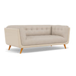 Siena Large 2 Seater Sofa - 2.2 Seater Sofa F8 + Cat 60 — Hopsack Natural 70002+Cat 60/05, gallery image 1