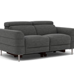 Hoy 2 Seater Sofa - 2 Str Static W/Manual Headrest Fabric — KB-1281-UK Darwin Charcoal, gallery image 1