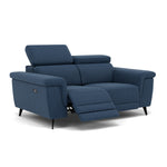 Sparta 2 Seater Recliner Sofa - 2 Str W/ 2 Power Recliner W/ 2 Ratchet Headrest Fabric - Power with Manual Headrest — KB-1290-UK Amigo Navy, gallery image 1