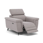Sparta Recliner Armchair - Chair W/ Power Recliner W/ Ratchet Headrest Fabric - Power with Manual Headrest — KB-1291-UK Amigo Granite, gallery image 1