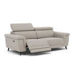 Sparta 3 Seater Recliner Sofa - 3 Str W/ 2 Power Recliner W/ 2 Ratchet Headrest Fabric - Power with Manual Headrest — KB-1292-UK Amigo Dove, gallery image 1