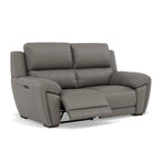 Echo 2 Seater Recliner Sofa - 2 Seater 2 Power Recliners Lumber Support Cat 25S - Power With Power Headrest Footrest Lumbar & USB — NCS-042E ELEPHANT, gallery image 1
